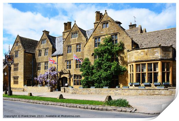 The Lygon Arms on Broadway, Cotswolds Print by Frank Irwin