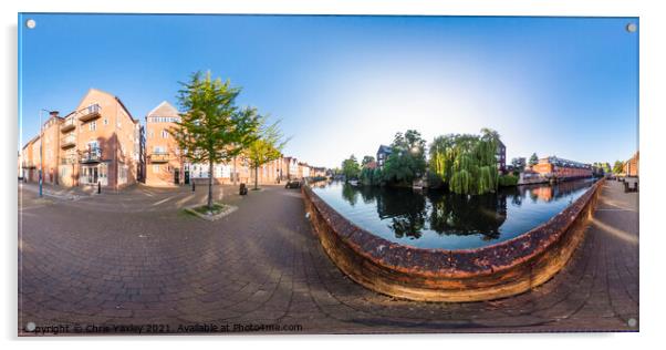 360 degree panorama captured down the historic Qua Acrylic by Chris Yaxley