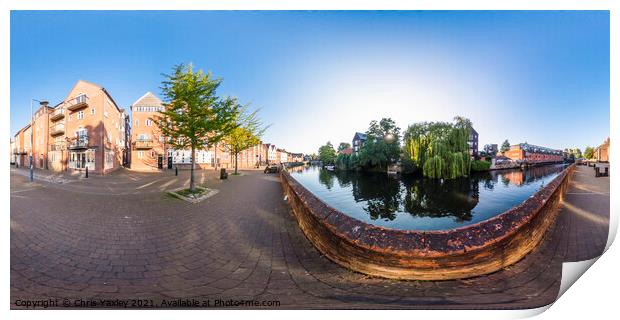 360 degree panorama captured down the historic Qua Print by Chris Yaxley
