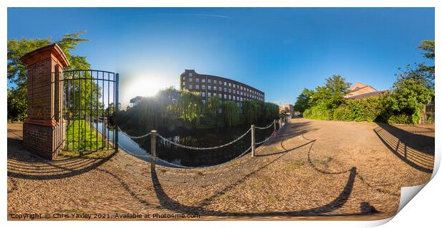 360 degree panorama captured along the bank of the Print by Chris Yaxley