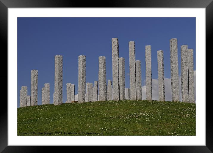 Reaching for the sky. Framed Mounted Print by John Morgan