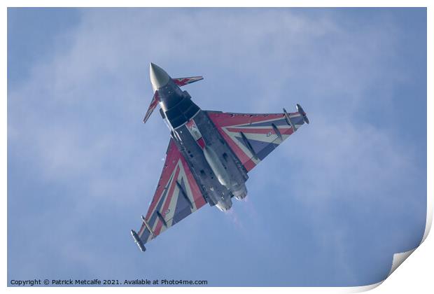 RAF Eurofighter Typhoon 'Blackjack' Print by Patrick Metcalfe