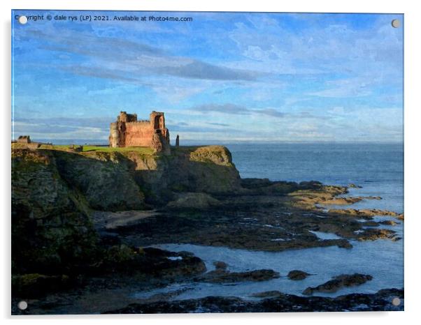 TANTALLON CASTLE Acrylic by dale rys (LP)