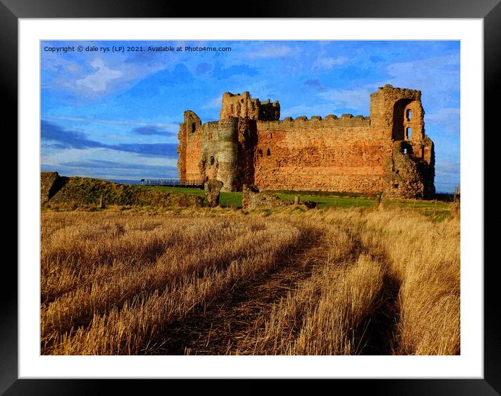 TANTALLON CASTLE    Framed Mounted Print by dale rys (LP)