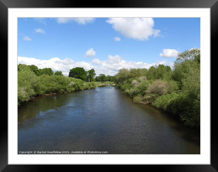 Rickerby River Eden Framed Mounted Print by Rachel Goodfellow