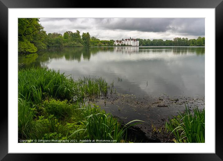 Glucksburg Castle and Lake Framed Mounted Print by DiFigiano Photography