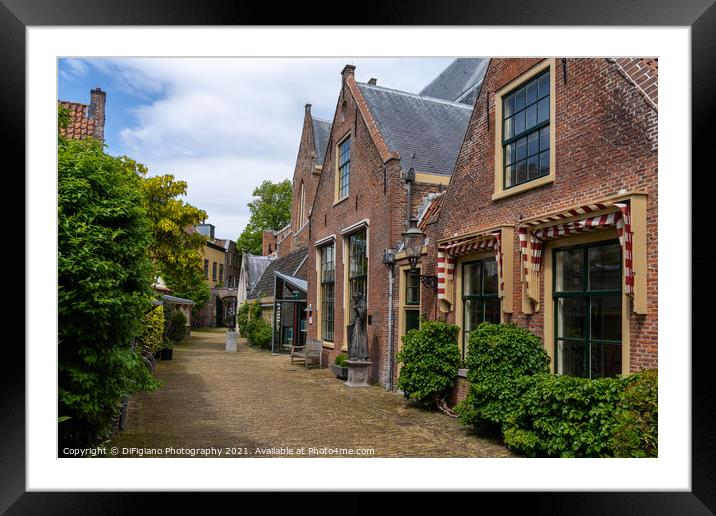 Haarlem Neighborhood Framed Mounted Print by DiFigiano Photography