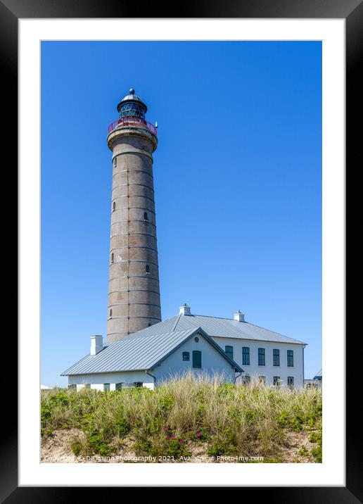 Skagen Lighthouse Framed Mounted Print by DiFigiano Photography