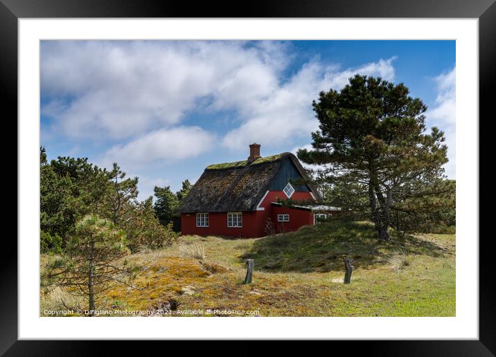 Sonderho Cottage Framed Mounted Print by DiFigiano Photography