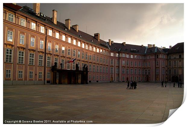 Prague Castle Print by Serena Bowles