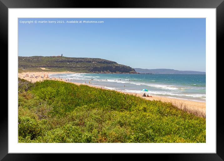 Palm Beach Sydney Framed Mounted Print by martin berry