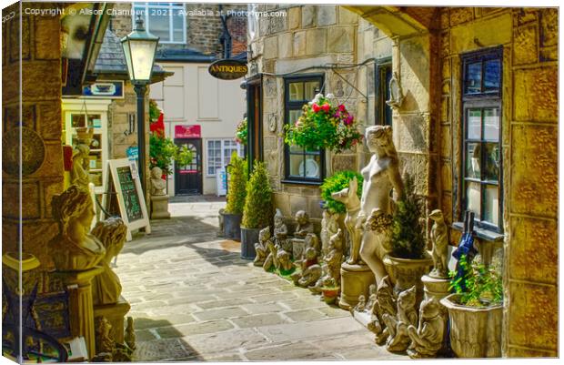 Harrogate Montpellier Quarter  Canvas Print by Alison Chambers
