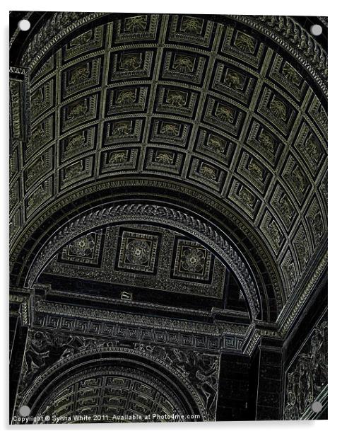 Arc de Triomphe Acrylic by Sylvia White