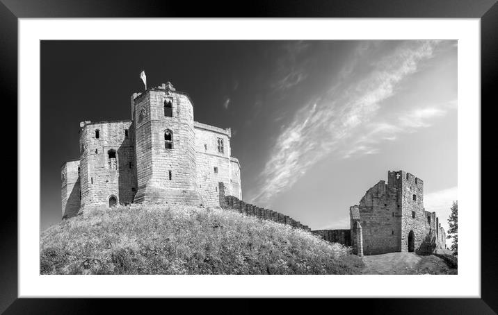 Warkworth Castle Framed Mounted Print by Mark Jones