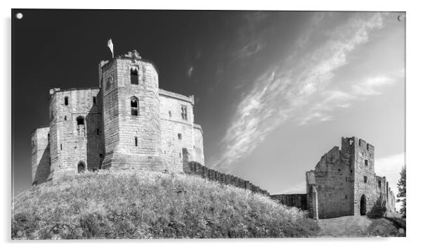 Warkworth Castle Acrylic by Mark Jones