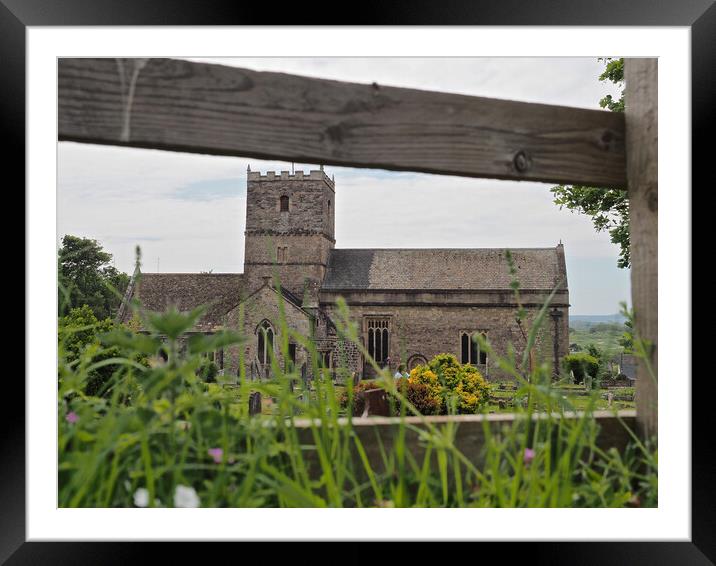 St Andrews Church, Clevedon Framed Mounted Print by mark humpage
