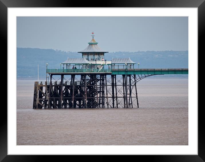 Clevedon Pier, Somerset Framed Mounted Print by mark humpage