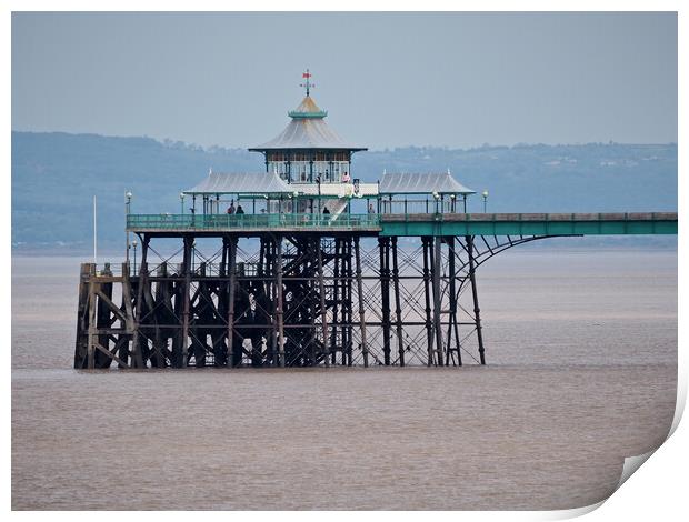 Clevedon Pier, Somerset Print by mark humpage