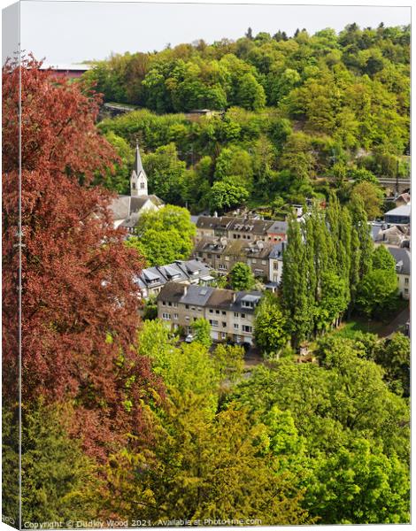 Luxe Springtime in the Green European Capital Canvas Print by Dudley Wood