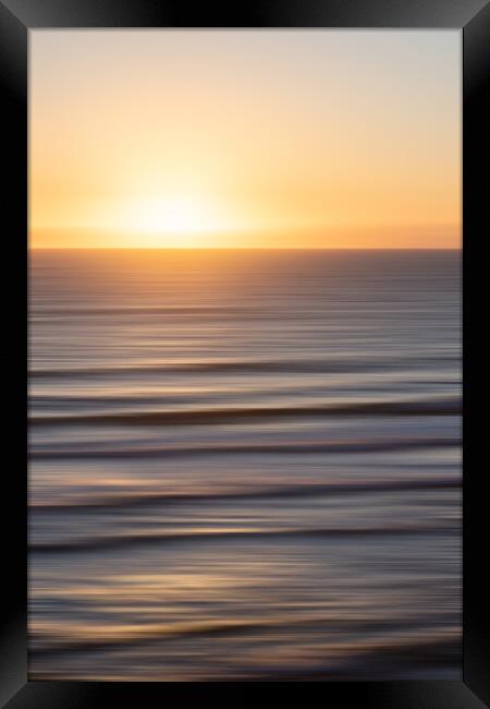 Cornwall Sunset Framed Print by Graham Custance