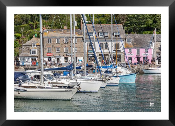 Padstow Harbour Framed Mounted Print by Graham Custance