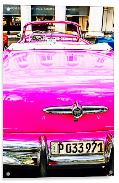 Havana Vintage Bumper Acrylic by Janie Pratt