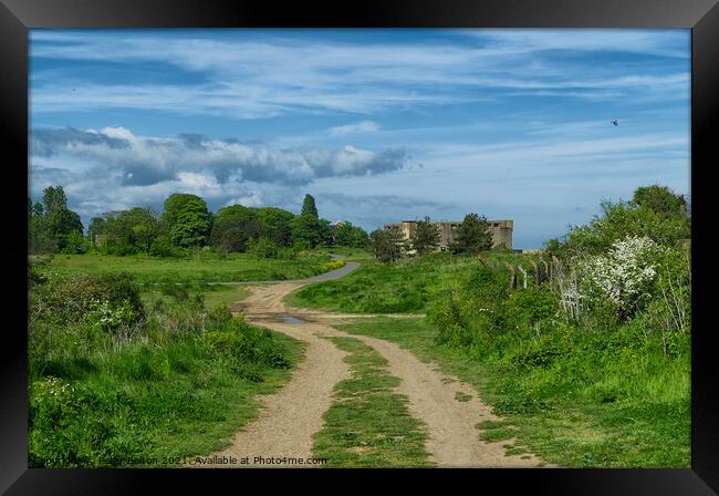 Gunners Park, The Garrison, Shoeburyness, Essex. Framed Print by Peter Bolton