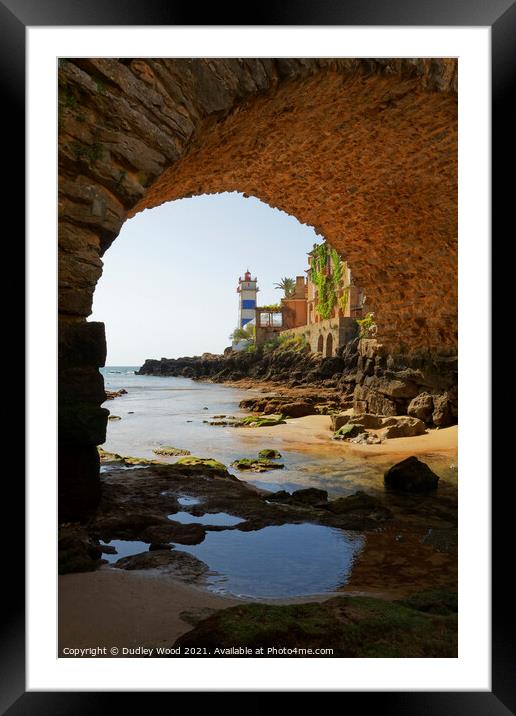 Tranquil Sunrise at Santa Marta Lighthouse Framed Mounted Print by Dudley Wood