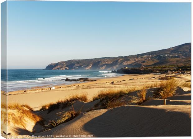 Serenity at Guincho Beach Canvas Print by Dudley Wood