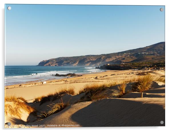 Serenity at Guincho Beach Acrylic by Dudley Wood