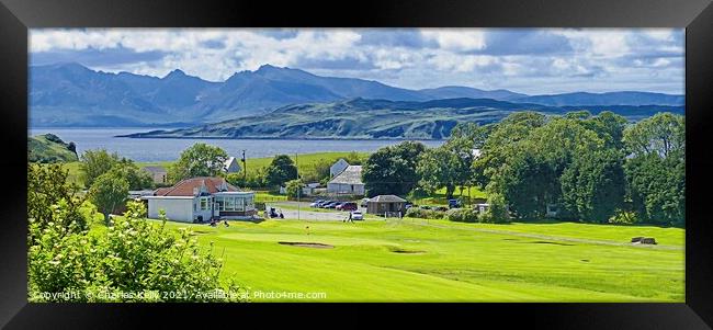 Millport Golf Clubhouse Framed Print by Charles Kelly