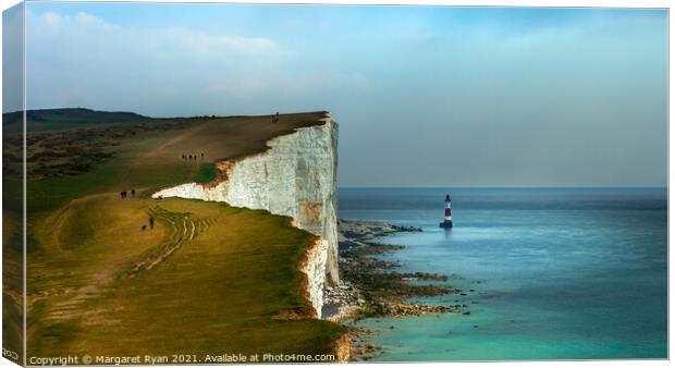 The Enchanting White Cliffs Canvas Print by Margaret Ryan