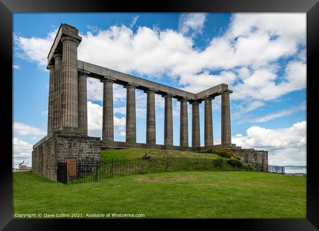 The National Monument of Scotland, Edinburgh, Scotland Framed Print by Dave Collins