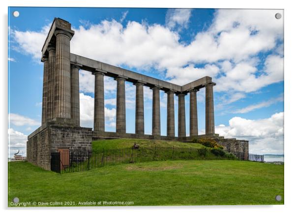 The National Monument of Scotland, Edinburgh, Scotland Acrylic by Dave Collins