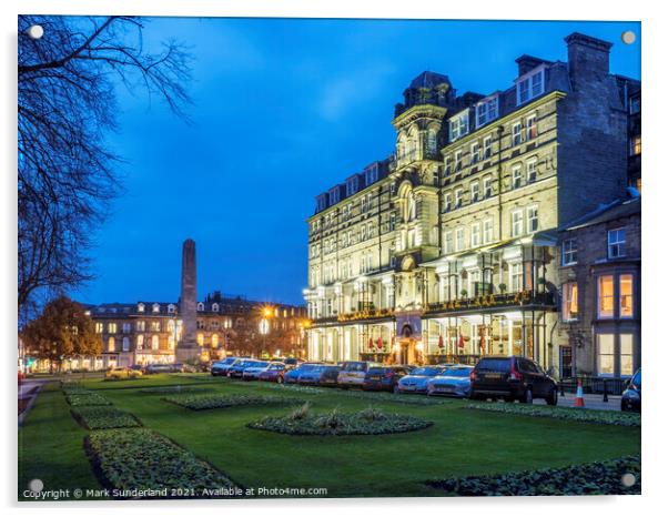 Prospect Gardens in Harrogate Acrylic by Mark Sunderland