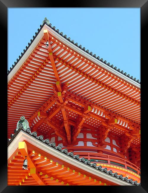 Koyasan, Japan, Dai-to Pagoda Framed Print by Jay Huckins