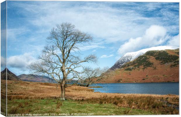 Crummock Water Canvas Print by Philip Baines