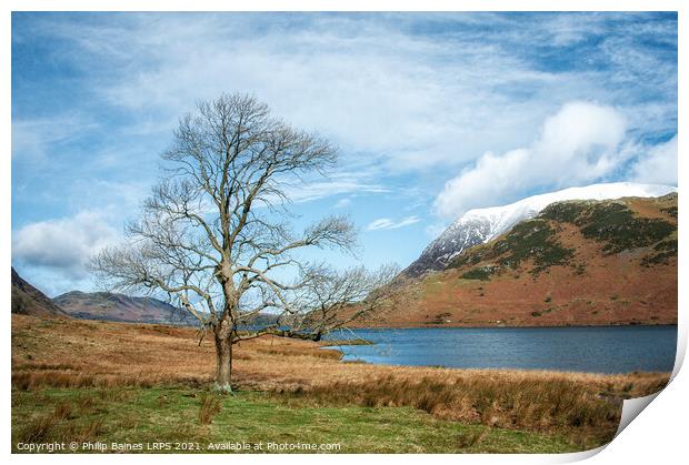 Crummock Water Print by Philip Baines