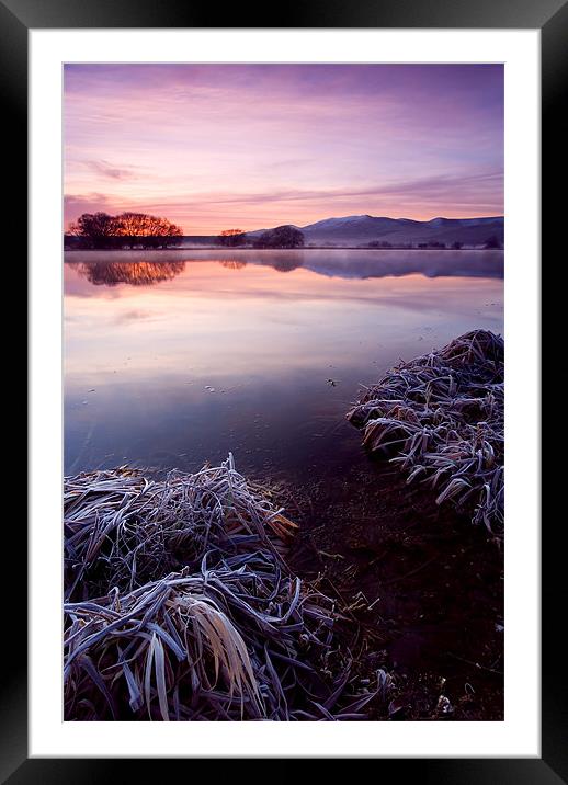 Frozen Pastels  Framed Mounted Print by Mike Dawson