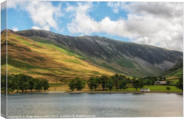 Gatesgarth on Buttermere Canvas Print by Philip Baines