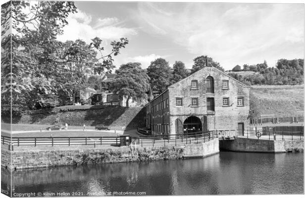 The Canal and River Trust's Stanedge Tunnel Visitor Centre, Mars Canvas Print by Kevin Hellon