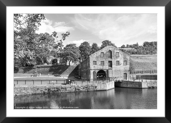 The Canal and River Trust's Stanedge Tunnel Visitor Centre, Mars Framed Mounted Print by Kevin Hellon