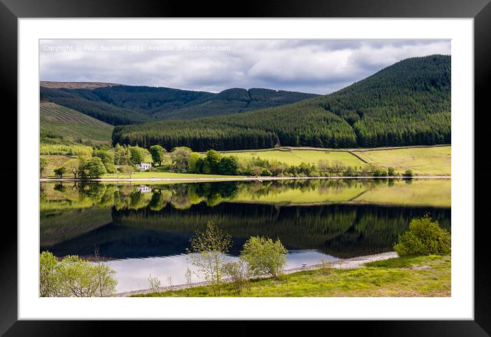 St Mary's Loch Scottish Borders Scotland Framed Mounted Print by Pearl Bucknall