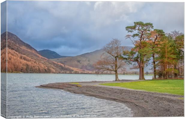 Lake Buttermere in the Lake District Canvas Print by Philip Baines