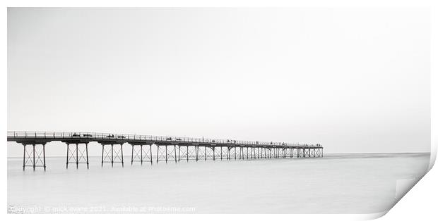 Fine Art Saltburn Pier Print by Mick Evans