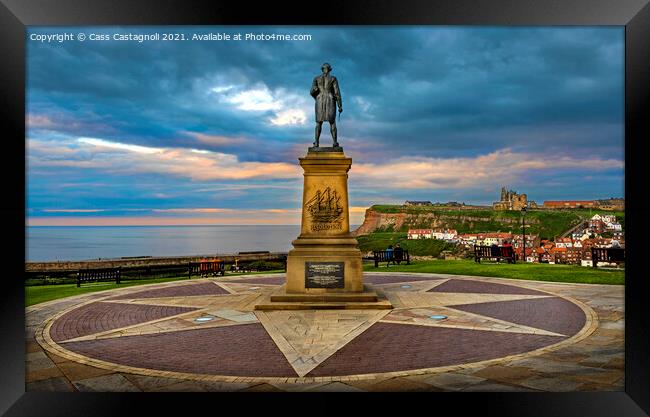 The Captain's View -  Whitby Framed Print by Cass Castagnoli