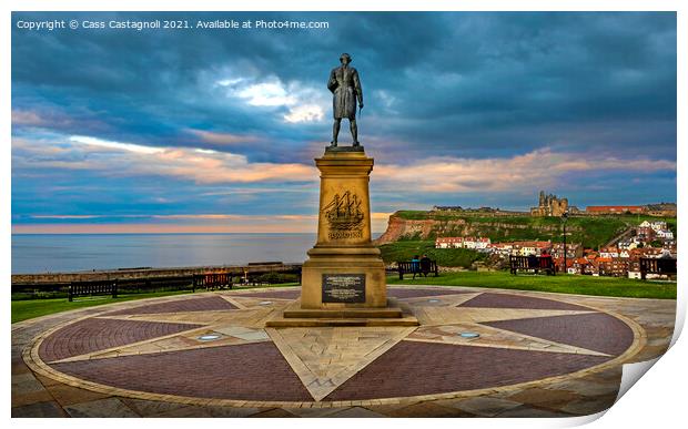 The Captain's View -  Whitby Print by Cass Castagnoli