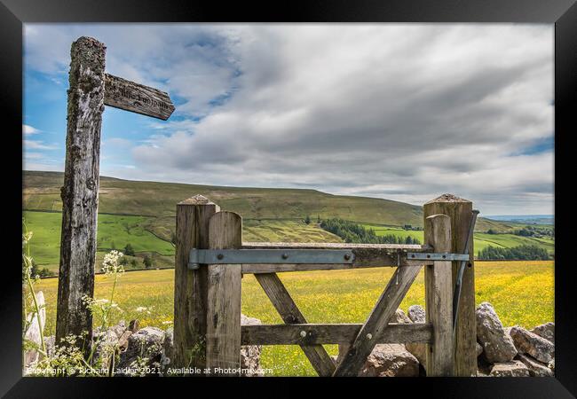 Gateway to the Meadow Framed Print by Richard Laidler