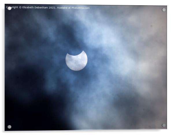 Solar Eclipse 2021 Acrylic by Elizabeth Debenham