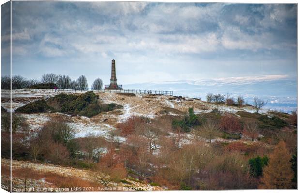 Werneth Low Canvas Print by Philip Baines